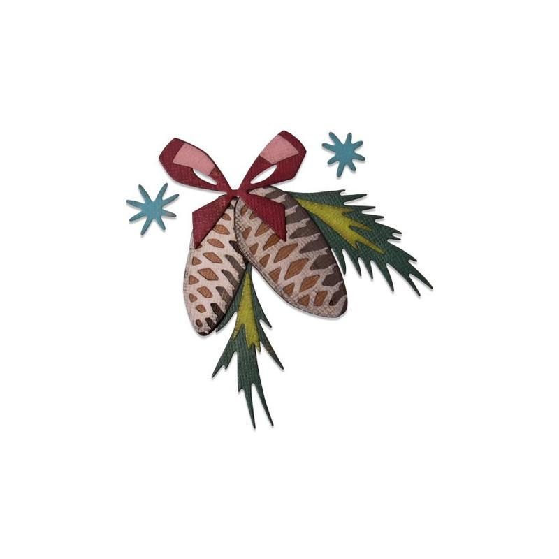 SIZZIX TIM HOLTZ THINLITS DIE "Festive Trims"
