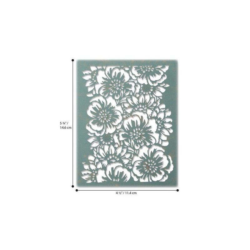 Sizzix 664418 Fustella Thinlits - Bouquet Di Tim Holtz Per Big Shot, Taglia Unica