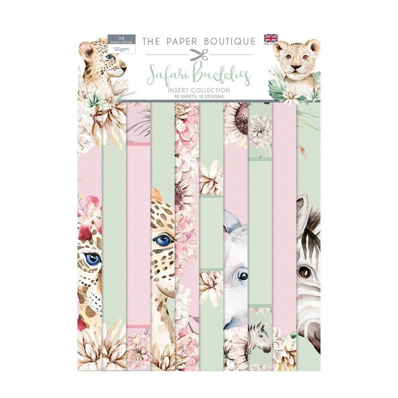 The Paper Boutique Safari Buddies insert collection A4