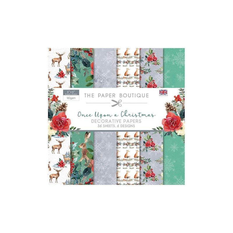 Creative Expressions The Paper Boutique Paperpad 6x6 "Once Upon A Christmas"