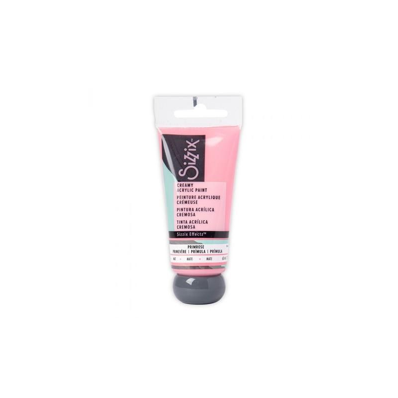 Sizzix Effectz "Creamy Matte Acrylic Paint - Primrose 60ml"