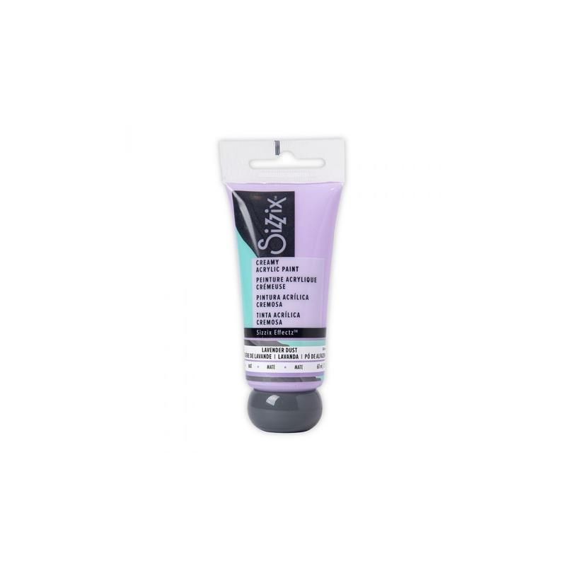 Sizzix Effectz "Creamy Matte Acrylic Paint - Lavender Dust 60ml"
