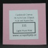 Scrap & Hjälp Cardstock Light Pure Pink 12"x12" 25 pack eller styckvis SoH111