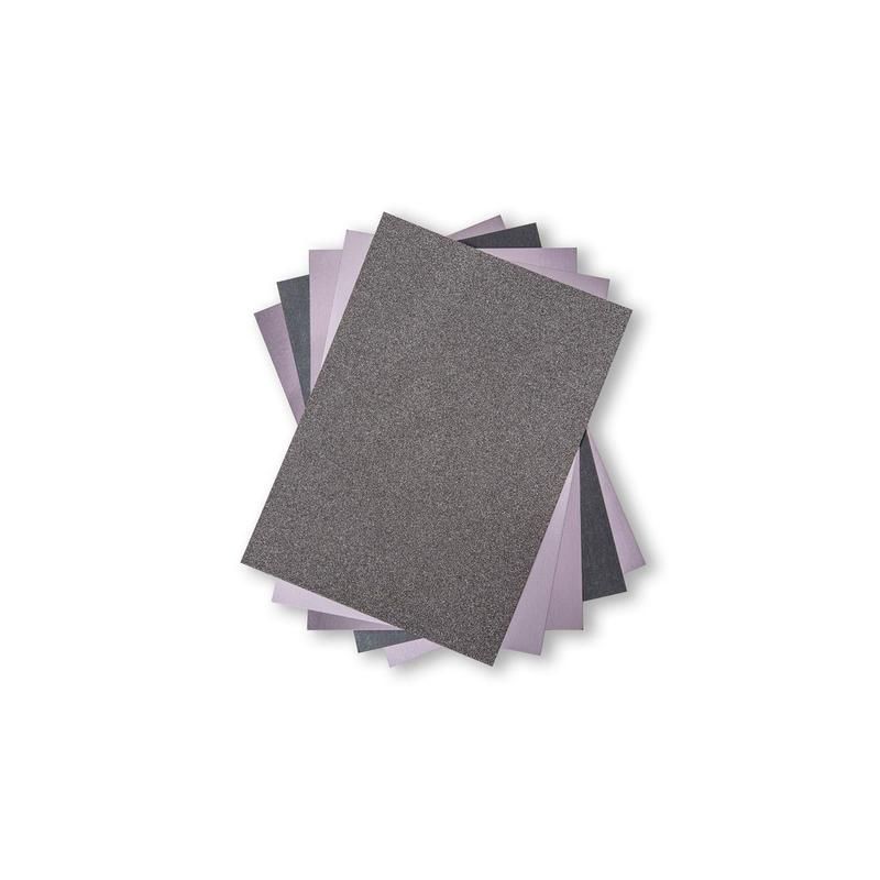 Sizzix Opulent Cardstock "Charcoal" 5 stk A4 250g