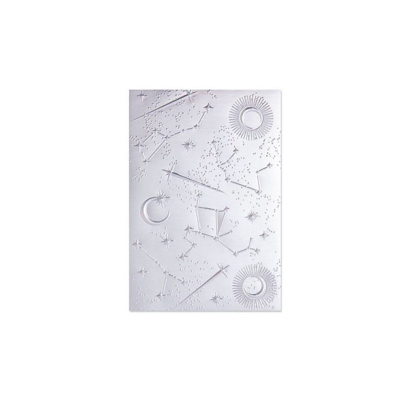 Sizzix 3-D Textured Impressions EmbossingFolder - Starscape  Kath Breen
