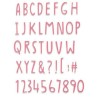 Sizzix Thinlits Die - Hand Drawn Alphabet  Jenna Rushforth