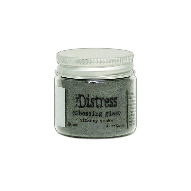 Ranger Distress Embossing Glaze Hickory Smoke  Tim Holtz