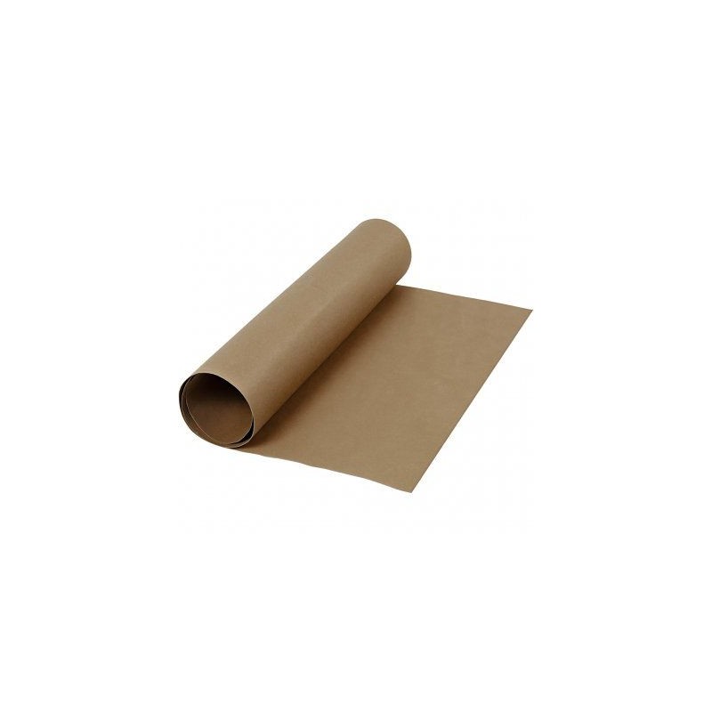 Läderpapper - Mörkbrun Rulle 1 m x 50 cm