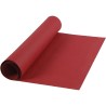 Läderpapper - Röd Rulle 1 m x 50 cm