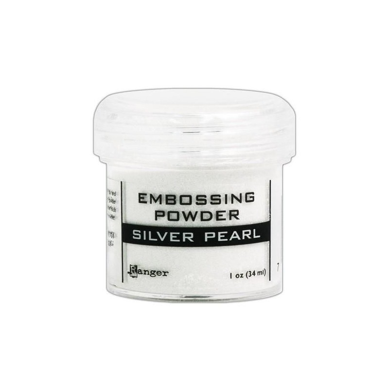 Ranger Embossing Powder 34ml silver pearl