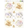 Marianne Design KlippArk "Nallar/Babyskor" A4