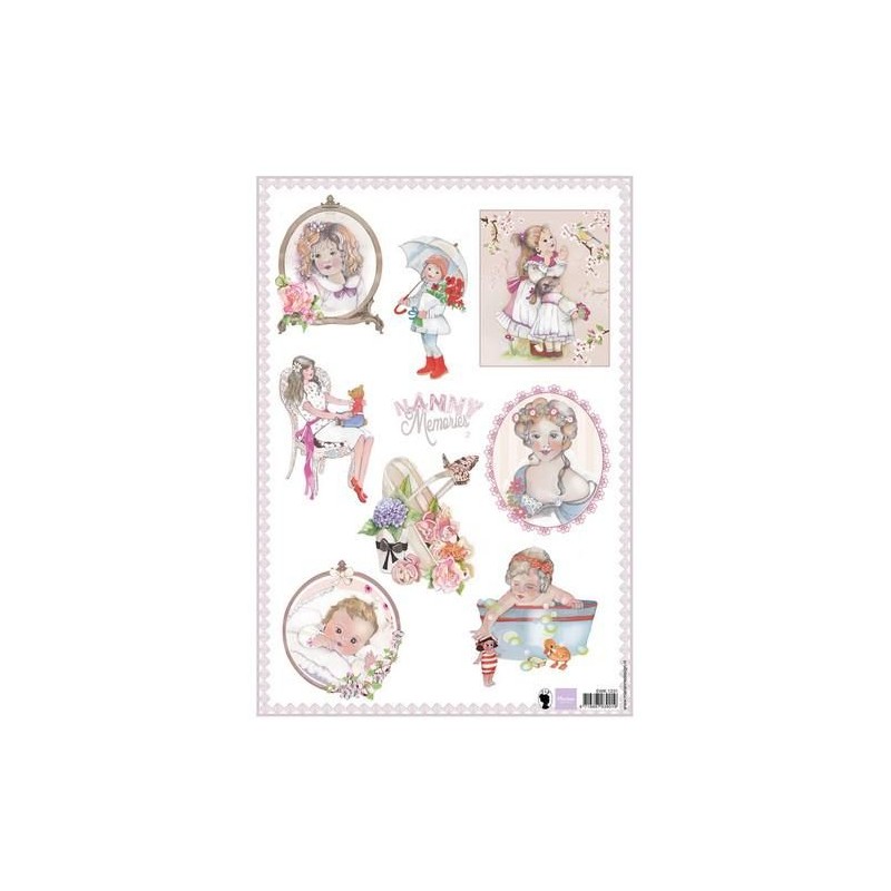 Marianne Design KlippArk "Nanny Memories 2" A4  EWK1231
