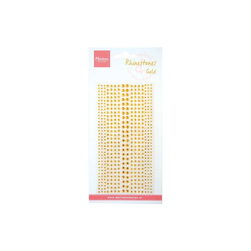 Marianne D Decoration Rhine stones - Gold 496 st