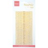 Marianne D Decoration Rhine stones - Gold 496 st