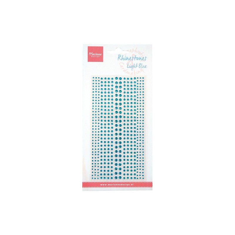 Marianne D Decoration Rhine stones - Light blue 496 st