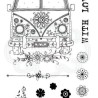 Creative Expressions Pink Ink  A6 Clear Stamp Campervan
