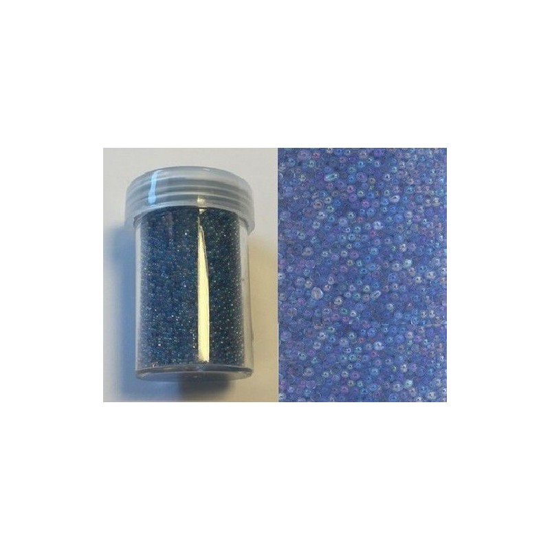 Mini pearls (holeless) Caviar Beads 0,8-1,0mm blue 22 gram