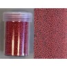 Mini pearls (holeless) Caviar Beads 0,8-1,0mm red 22 gram