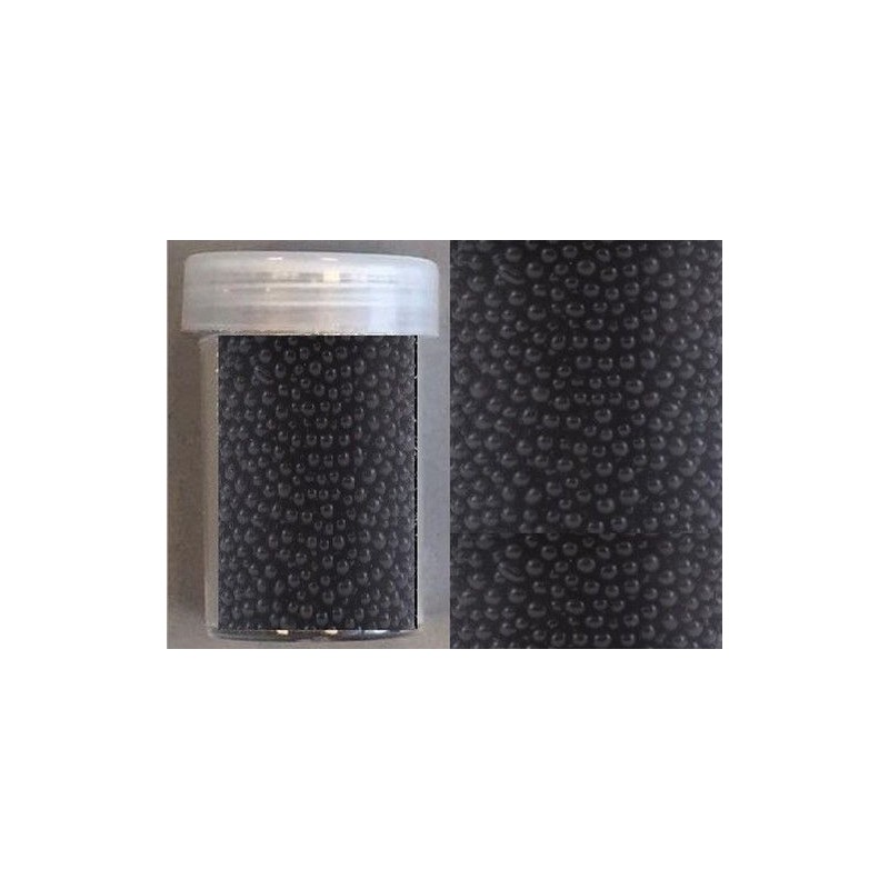 Mini pearls (holeless) Caviar Beads 0,8-1,0mm black 22 gram