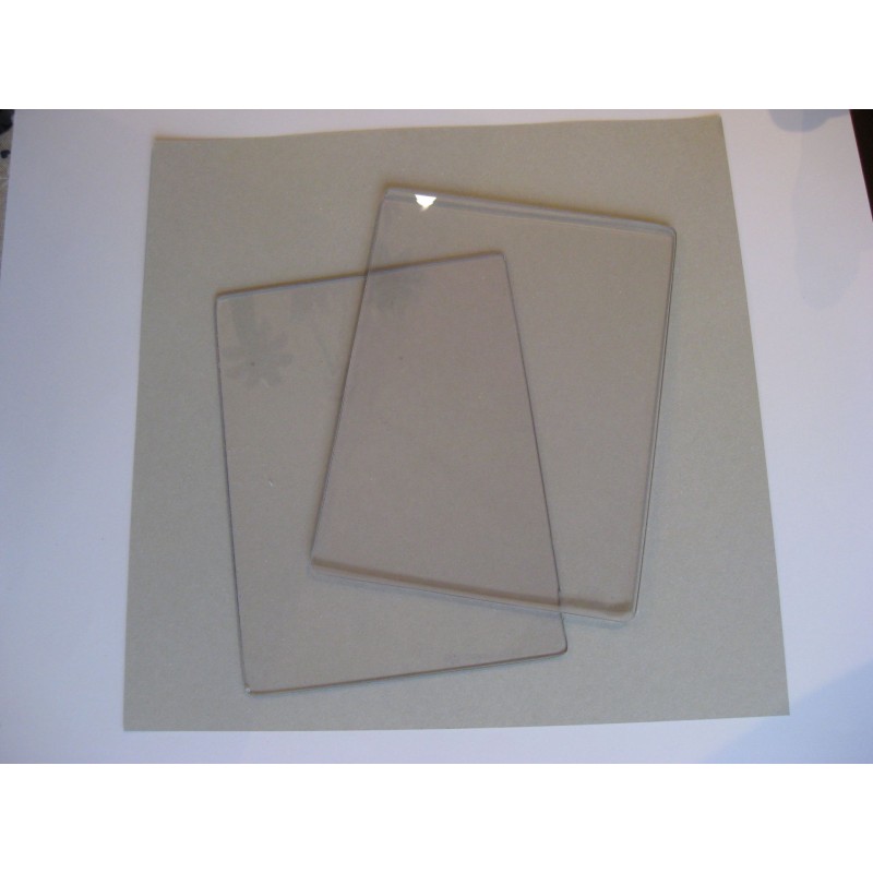 Glasmästarens Cuttlebug platta 1 st - A. 13mm Slimline 15x33 cm