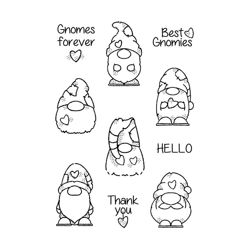 Woodware  Clear stamp  A6 Gnomes