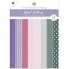 The Paper Tree A Festival of Flowers-Essential Colour Card, A4, Pinks and Purples