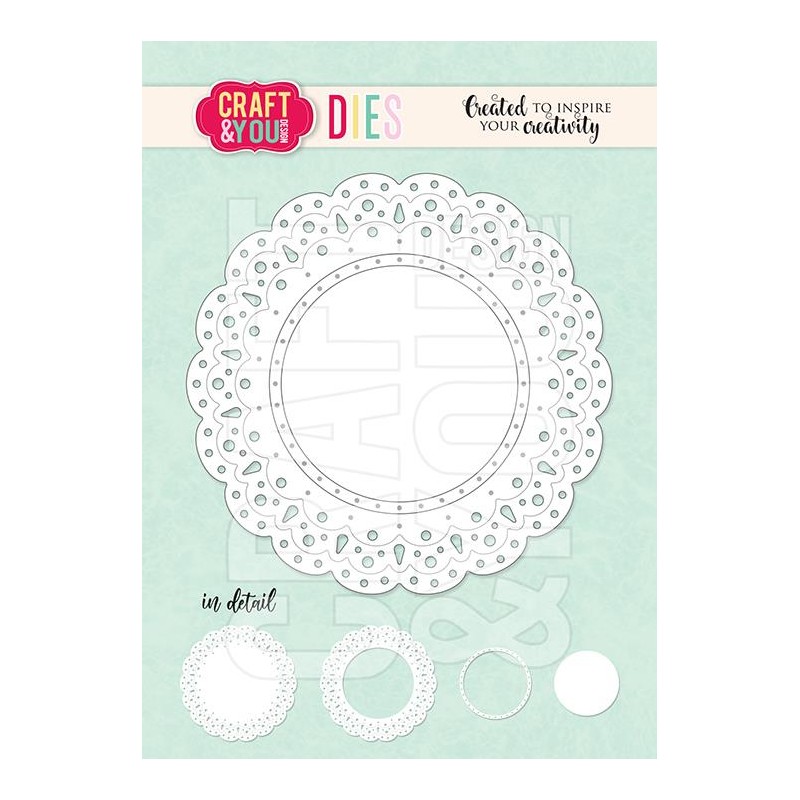 Craft&You Cutting Die "Sweet Doily" CW143