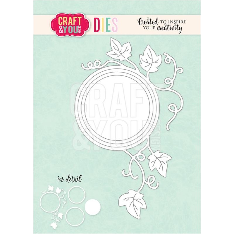 Craft&You Cutting Die “Grapevine Frame"