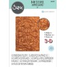 SIZZIX 3-D Textured EMBOSSINGFOLDER A6 Floral Mandala