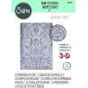 SIZZIX 3-D textured EMBOSSINGFOLDER A6 Folk Doodle