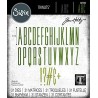 Sizzix Thinlits Die Set - 31PK Alphanumeric Stretch Upper  Tim Holtz