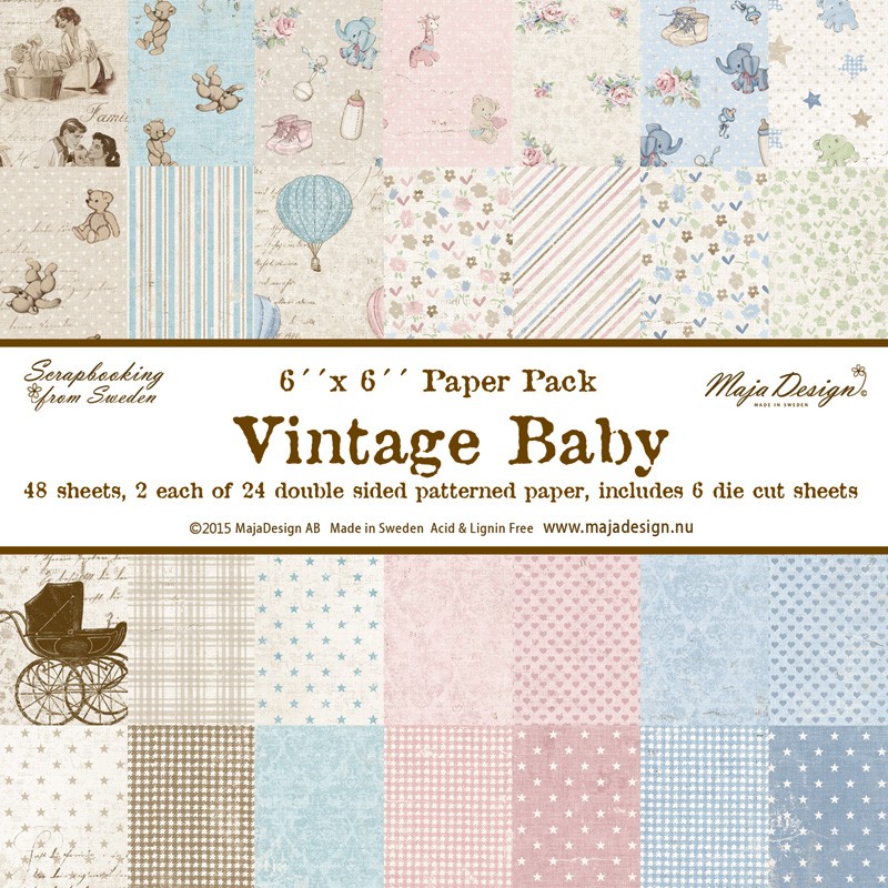 Maja Design Vintage Baby - 6x6" Collection Pack
