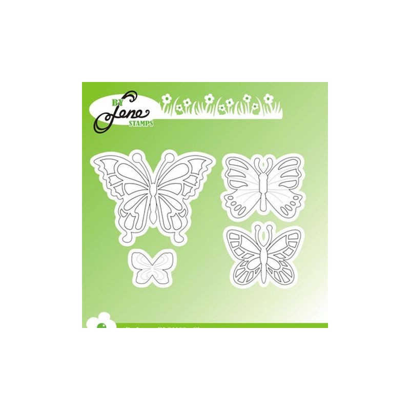 BY LENE CLEARSTAMP "Butterflies"