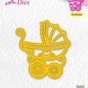 Nellie`s Choice Shape Die - Pram 75x80mm