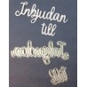 Rox Stamps DIE Inbjudan till
