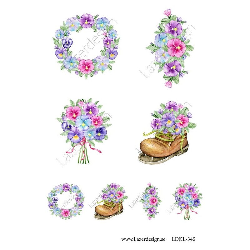 Lazer Design KlippArk Blommor