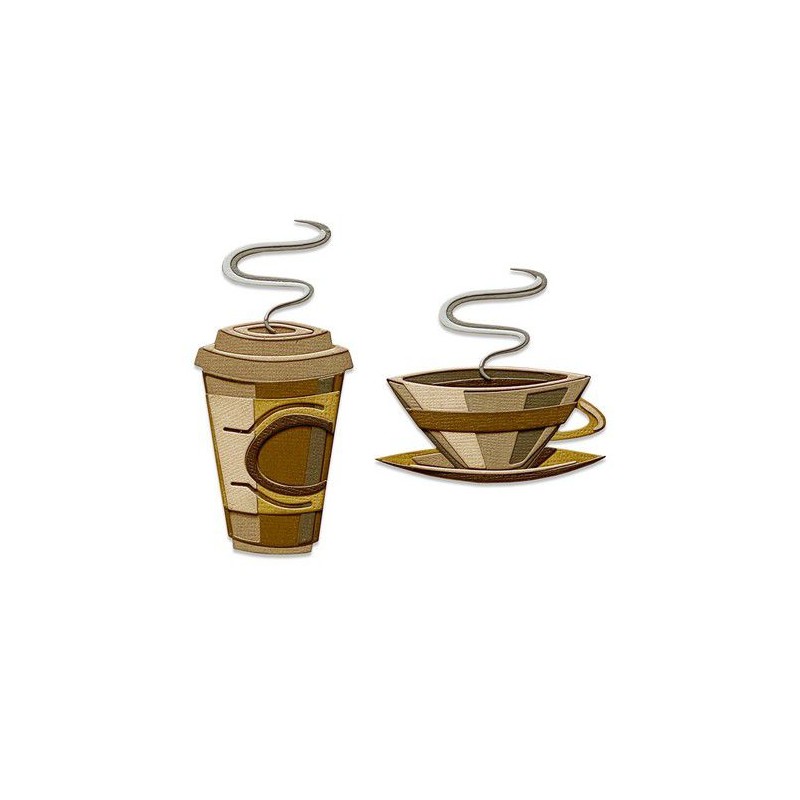 SIZZIX TIM HOLTZ THINLITS DIE "Cafe Colorize"