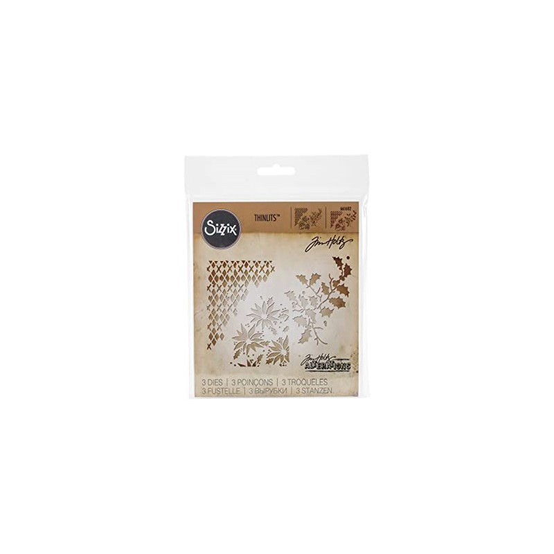 Sizzix Thinlits Die Set - Mixed Media Christmas 3PK