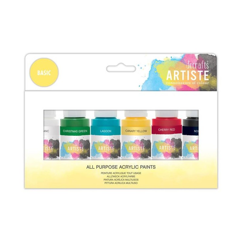 Artiste "Acrylic Pack - Basic" 6st x 59ml