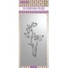 Nellies Choice 3D Emb. folder - Slimline flower  105x205mm