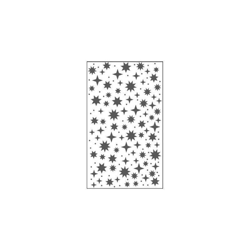 Vaessen Creative  Embossing folder MINI Starry sky stl 7,5x12,6 cm