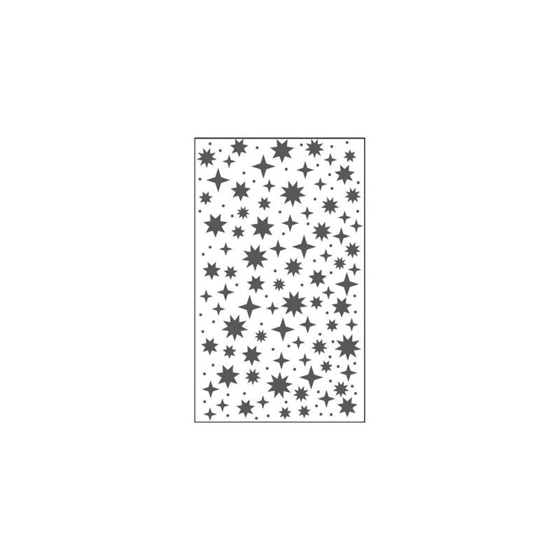 Vaessen Creative  Embossing folder MINI Starry sky stl 7,5x12,6 cm