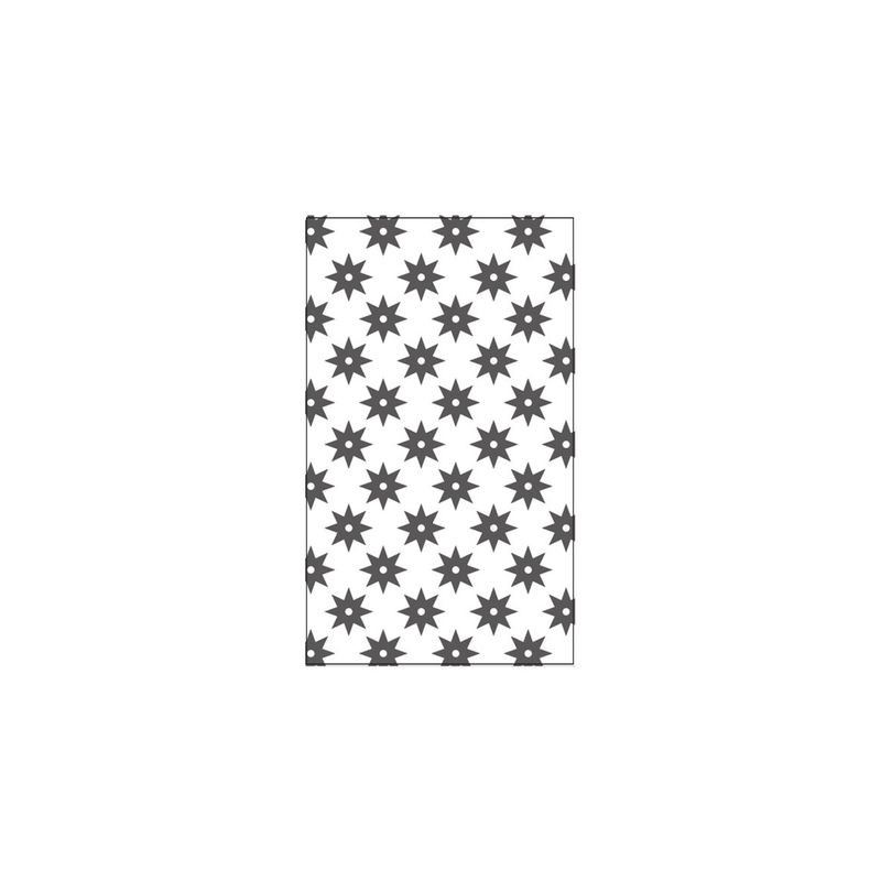 Vaessen Creative  Embossing folder MINI Eight points star stl 7,5x12,6 cm