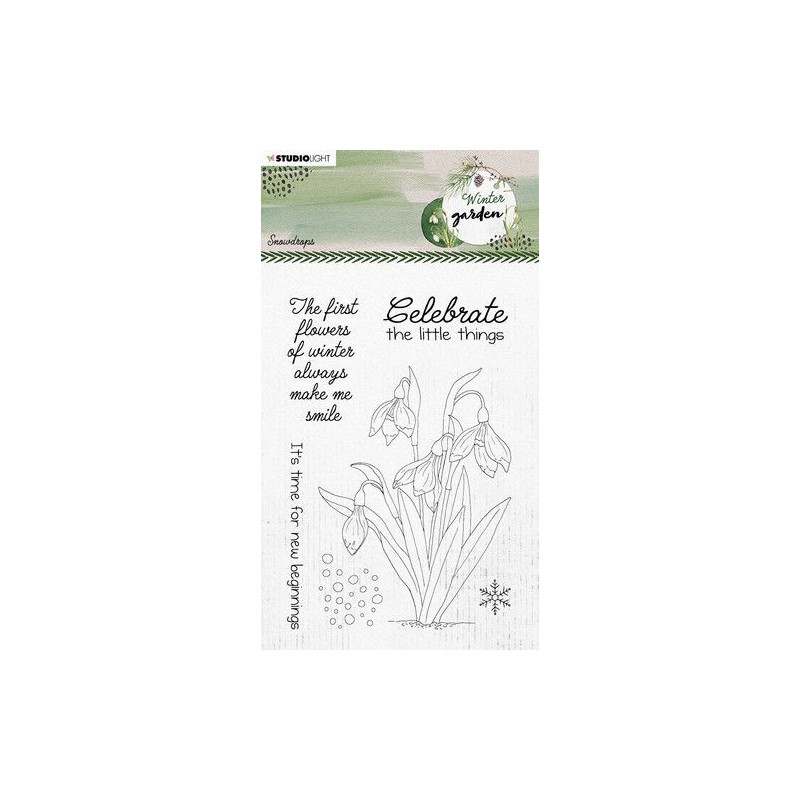Studio Light Clear Stamp Winter Garden nr. 158  A6