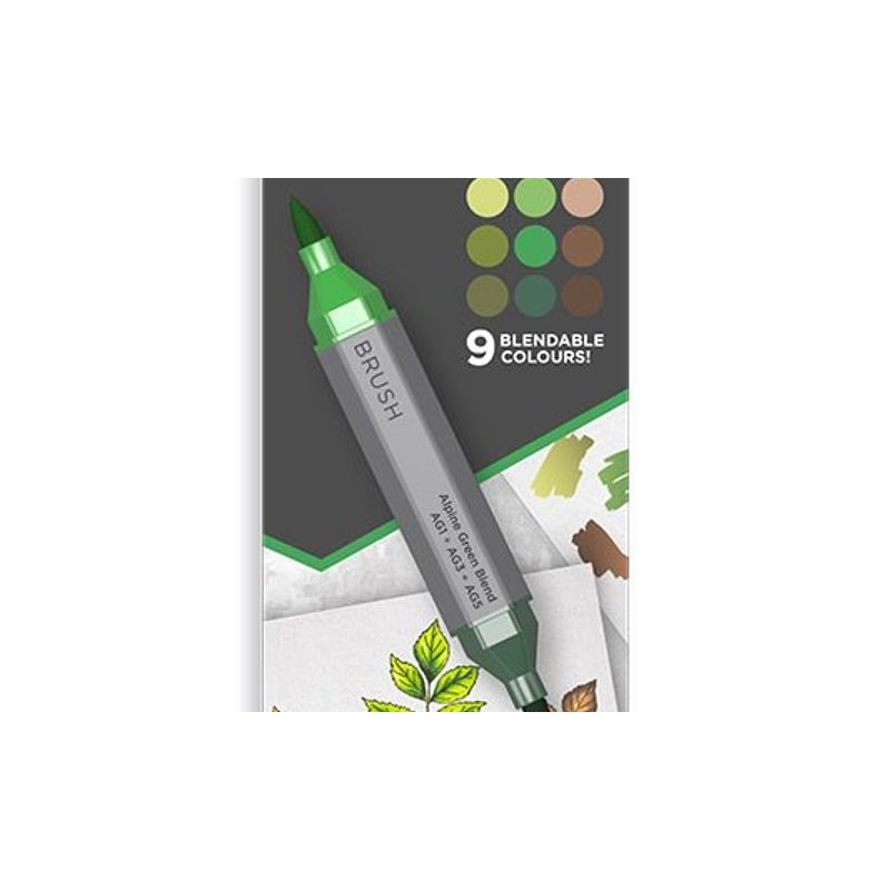 Spectrum Noir TriBlend Brush Marker "Woodland Walk 3pc"