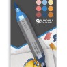 Spectrum Noir TriBlend Brush Marker "Summer Sun 3pc"