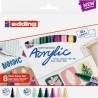 edding- Acrylic Marker starter set Nordic 8 ST 1-2/2-3mm /