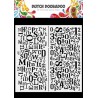 Dutch Doobadoo Mask Art Slimline Letters & Numbers  210x210mm
