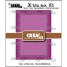 Crealies Xtra no. 51 ATC Dies 2 st Small stripes  63,5x88,9mm