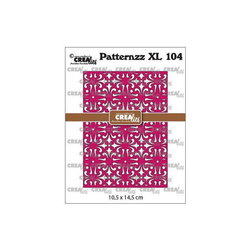 Crealies Patternzz dies Patternzz XL Barbara  10,5x14,5 cm